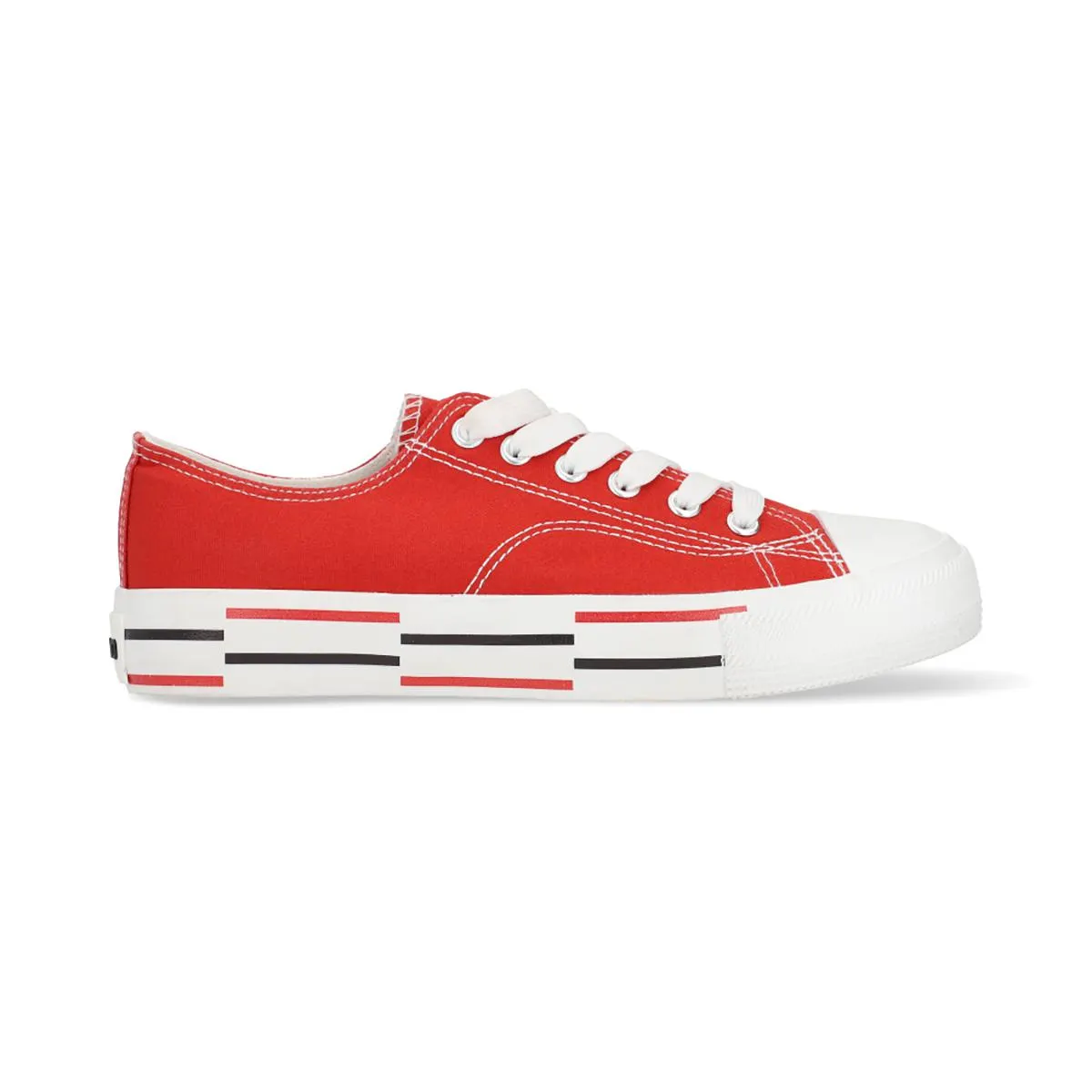 SNEAKER OZONO PARA MUJER ESTILO 608201 ROJO