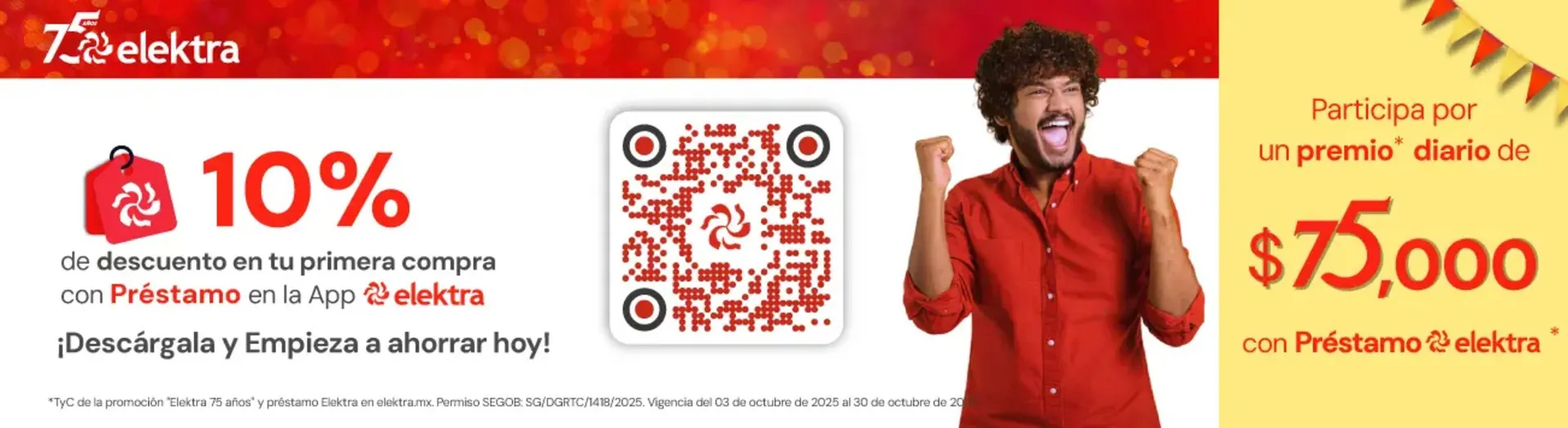 Catálogo de Catálogo Elektra 10 de octubre al 30 de octubre 2025 - Pagina 1