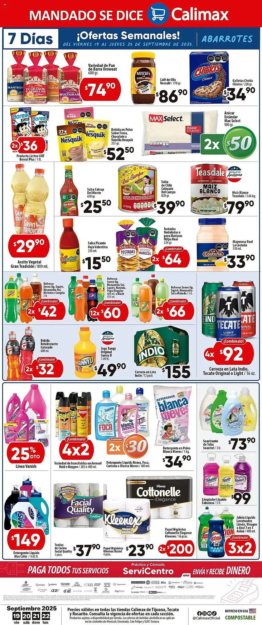 Catálogo de Folleto Calimax 19 de septiembre al 23 de septiembre 2025 - Pagina 6