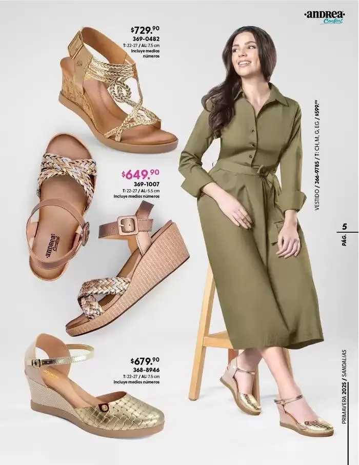 Catálogo de ANDREA | CALZADO CONFORT 26 de enero al 24 de mayo 2025 - Pagina 5