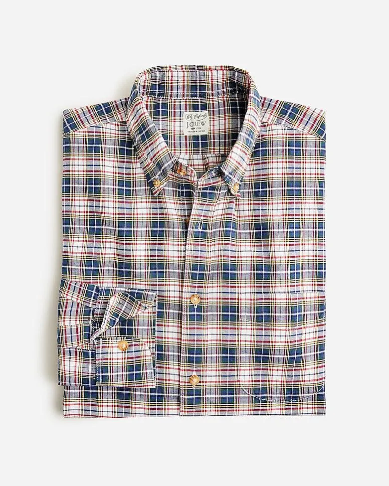 Broken-in organic cotton oxford shirt