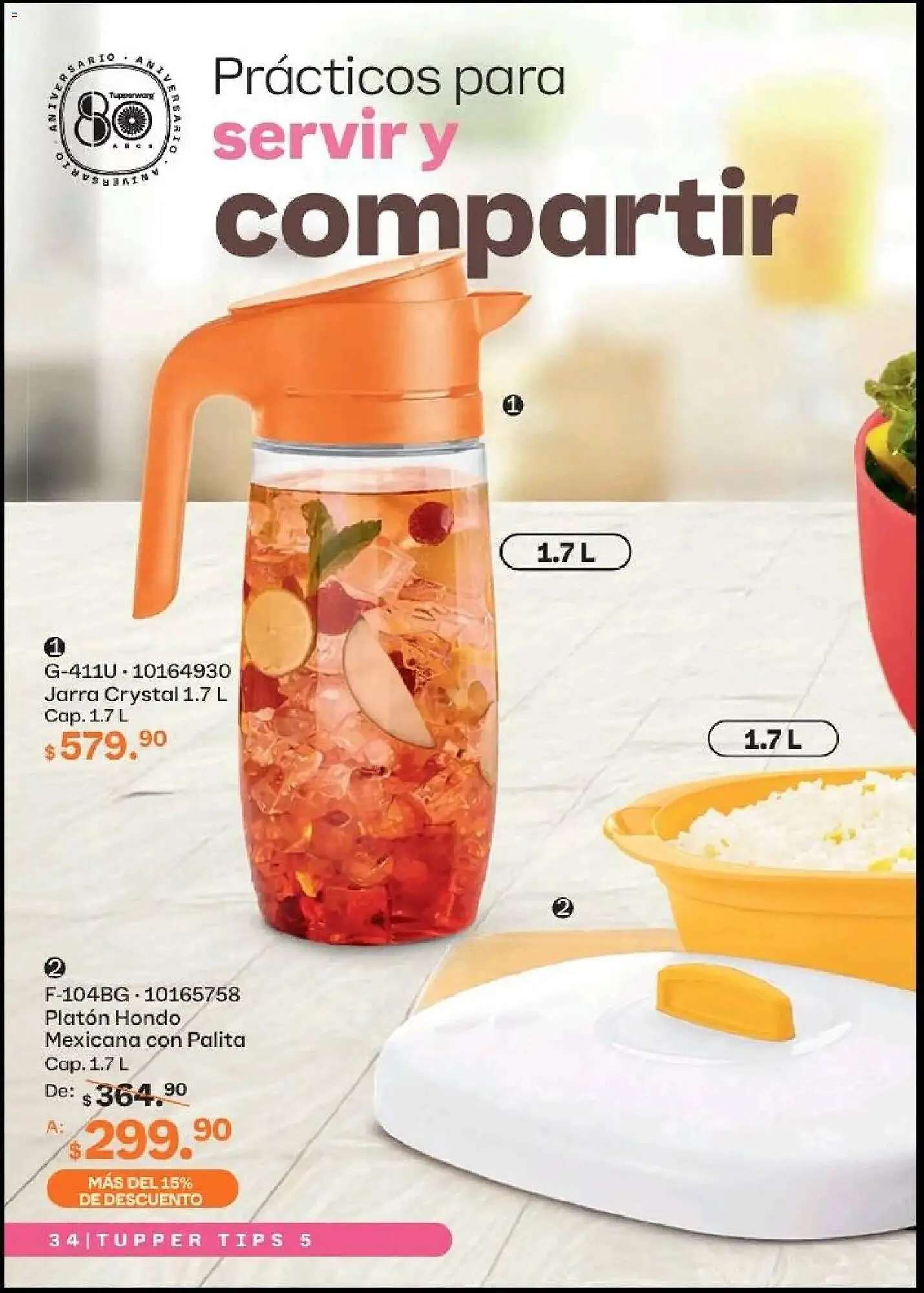 Catálogo de Catálogo Tupperware 20 de abril al 17 de mayo 2026 - Pagina 34