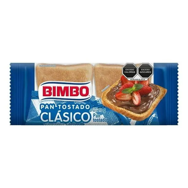 Pan tostado Bimbo clásico 210 g
