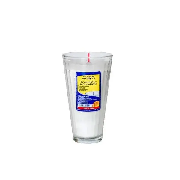 Veladora Aramo luz ecológica limón sacramento pieza