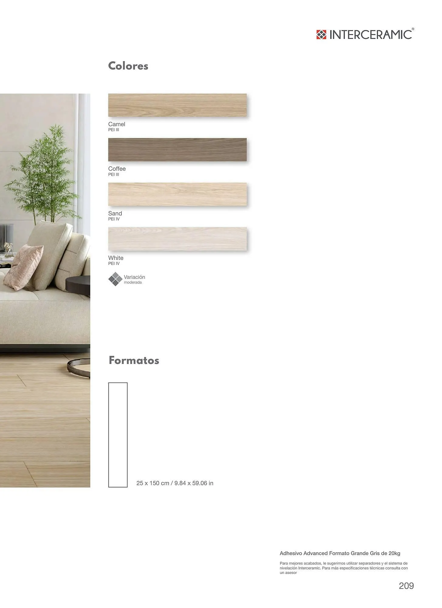 Catálogo de Catálogo Interceramic 12 de marzo al 31 de diciembre 2024 - Pagina 209