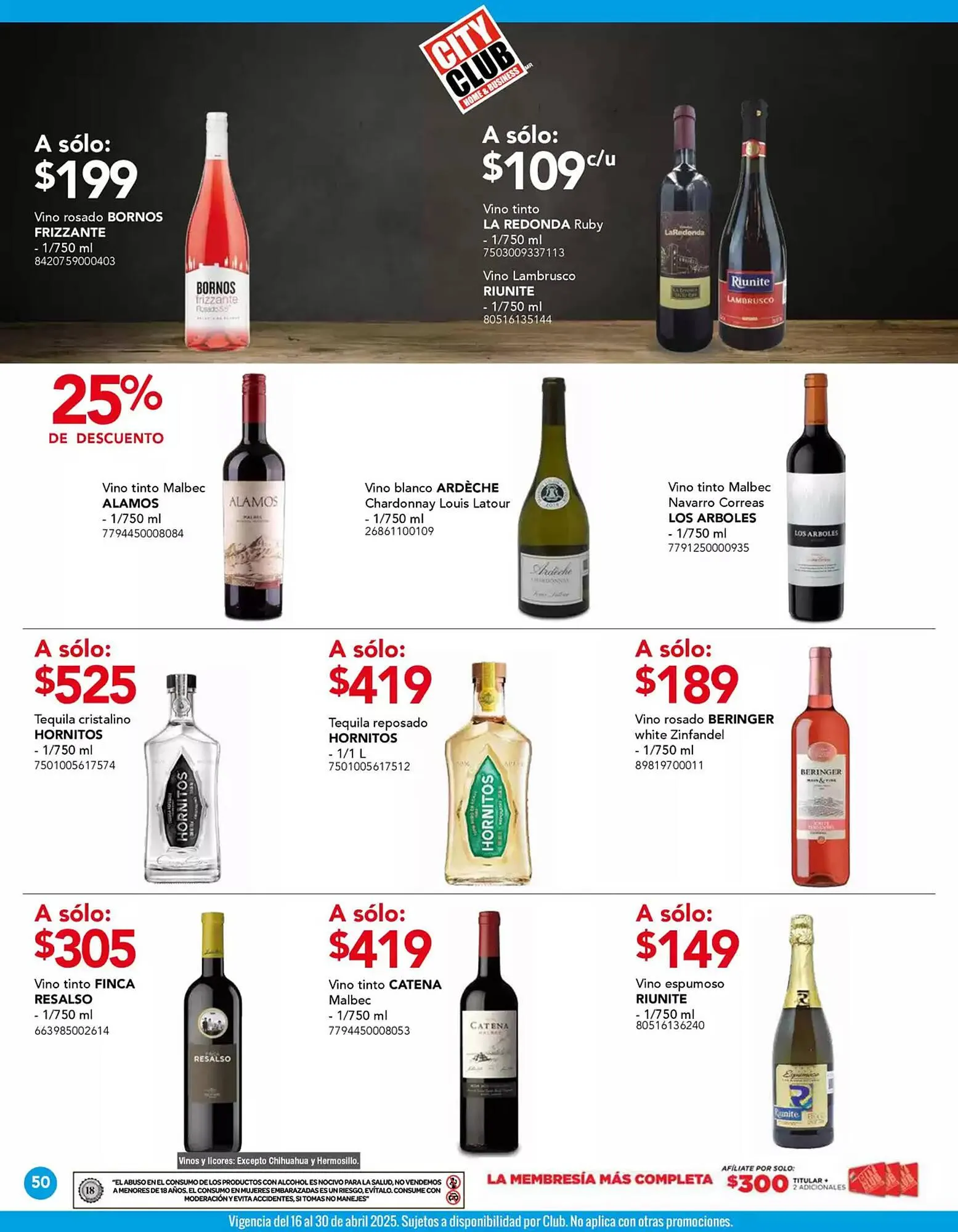 Catálogo de Catálogo City Club 1 de abril al 30 de abril 2025 - Pagina 50