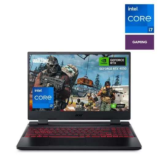 Laptop Gamer Acer Nitro 5 AN515-58-73M4 GeForce RTX 4050 Intel Core i7 15.6 pulg. 512gb SSD 16gb RAM