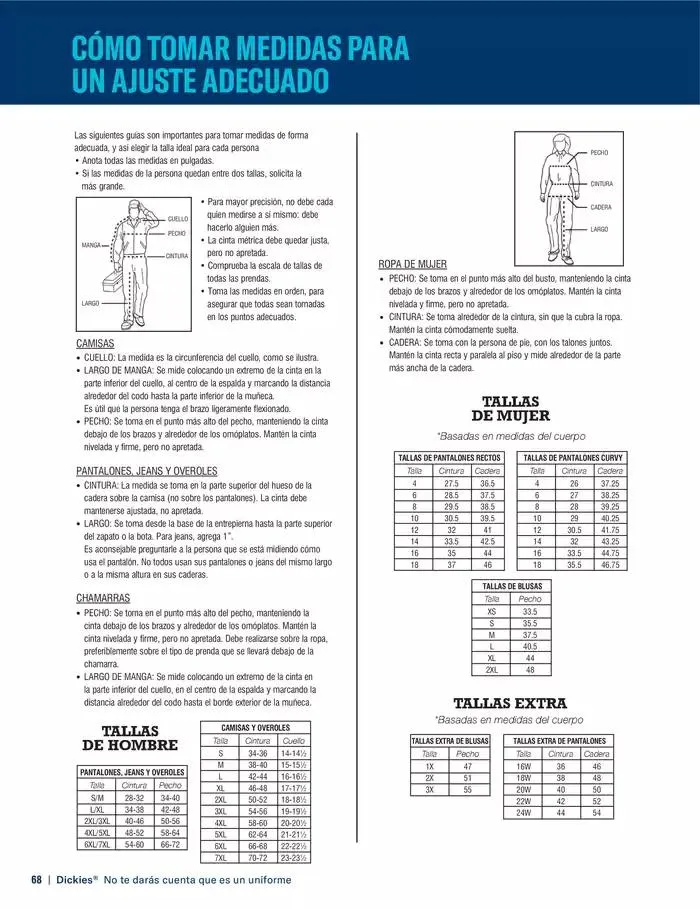 Catálogo de B2B Dickies Catalog 23 de octubre al 30 de abril 2025 - Pagina 68