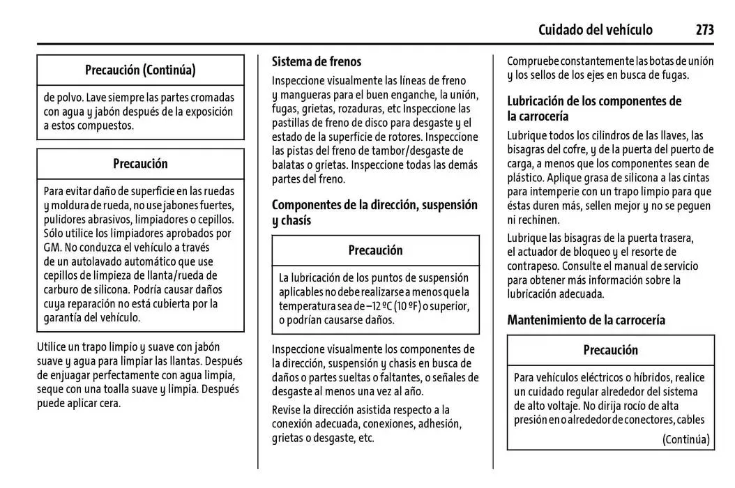 Catálogo de BrightDrop 400 Y BrightDrop 600 Manual del propietario 22 de enero al 31 de diciembre 2025 - Pagina 274