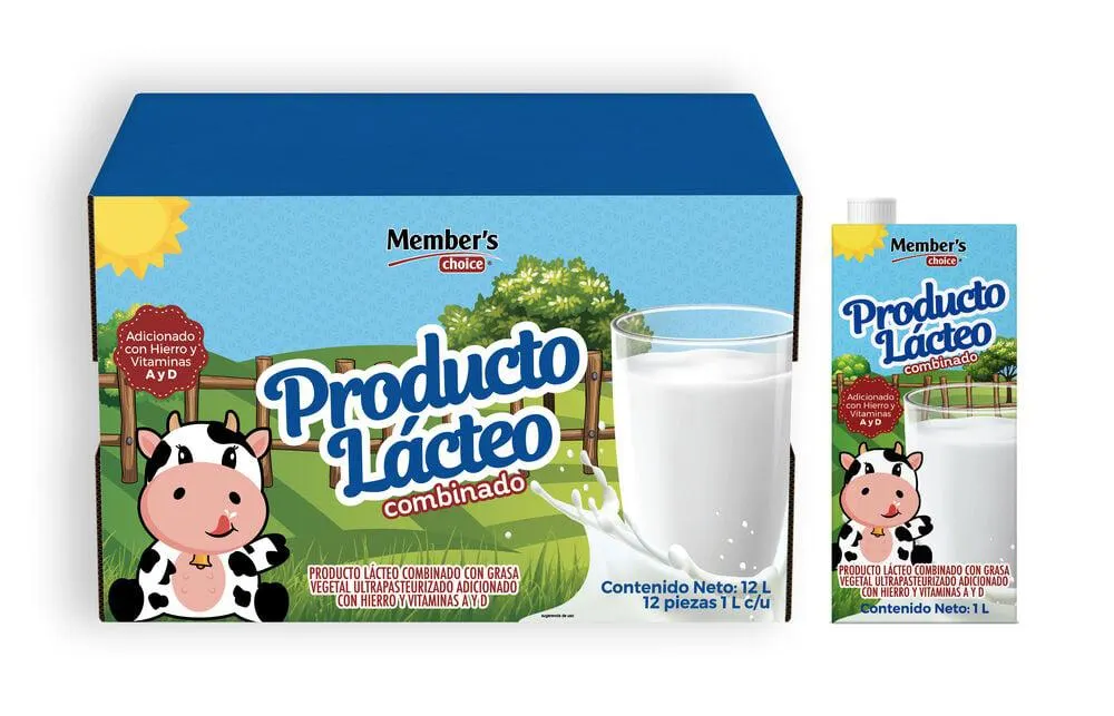 Producto Lácteo Combinado Entera Member's Choice 12/1 L