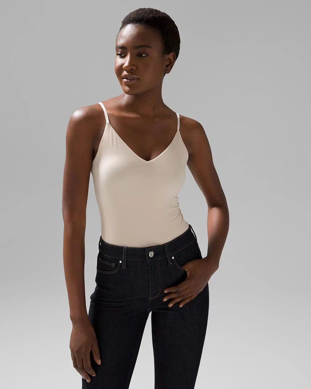 WHBM FORME ™ All Ways Stretch V-Neck Cami