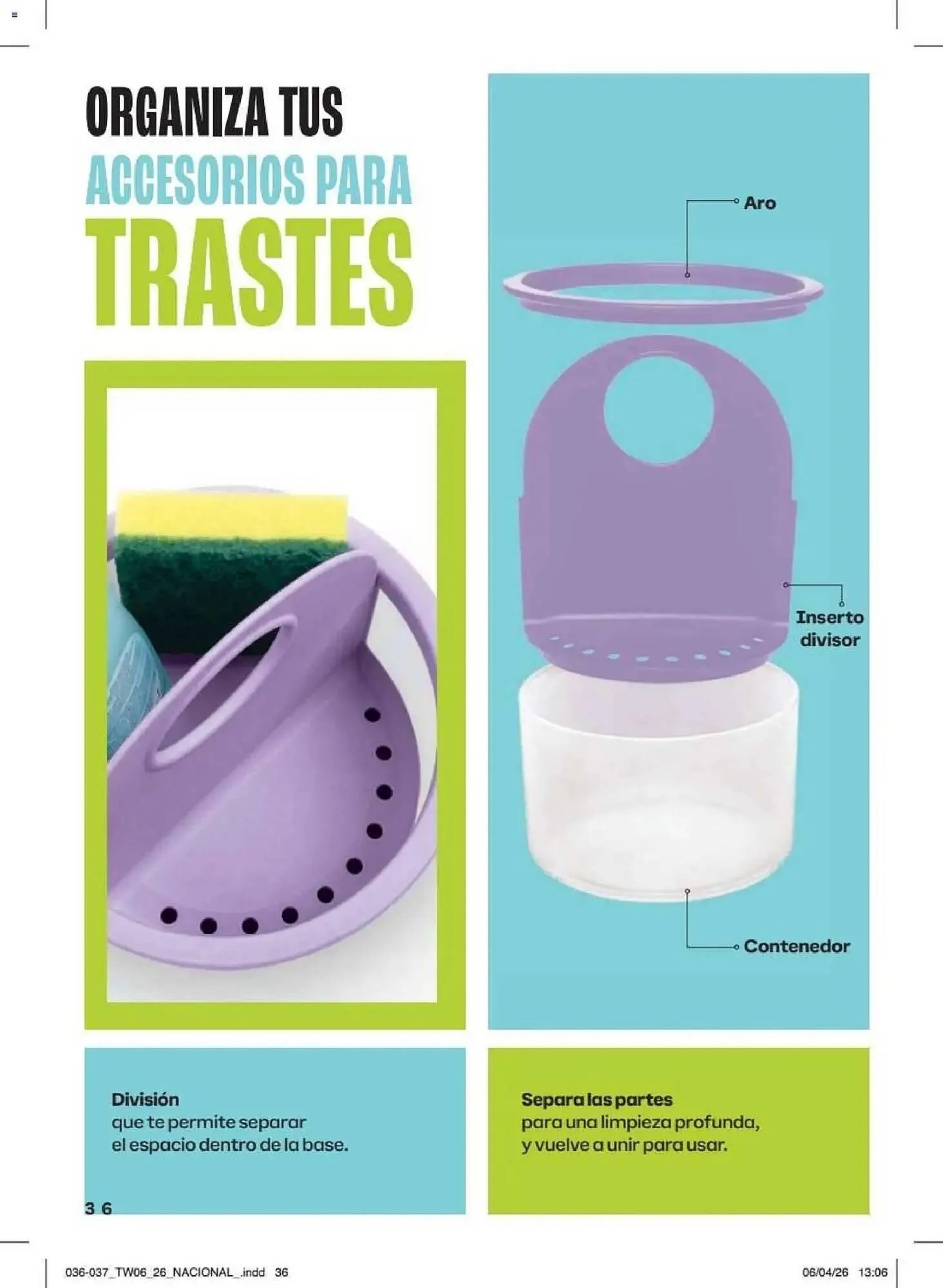 Catálogo de Catálogo Tupperware 18 de mayo al 14 de junio 2026 - Pagina 36