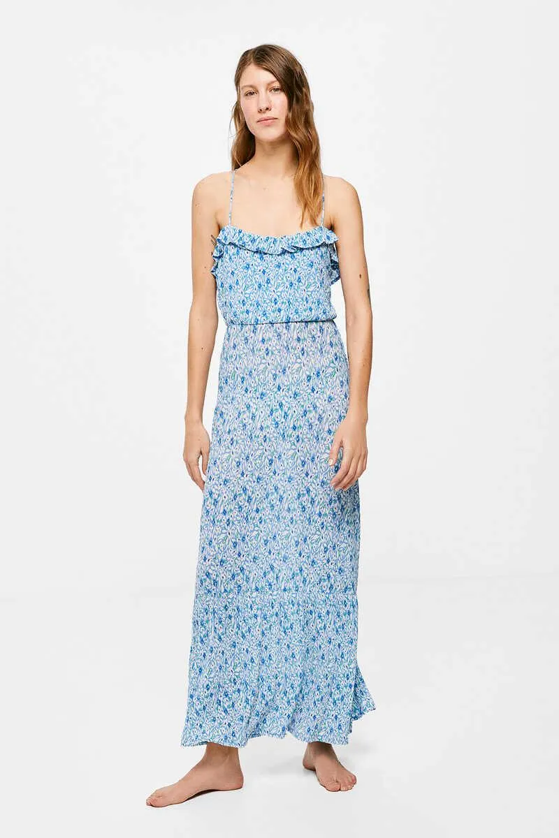 Vestido Midi Espalda Fantasía