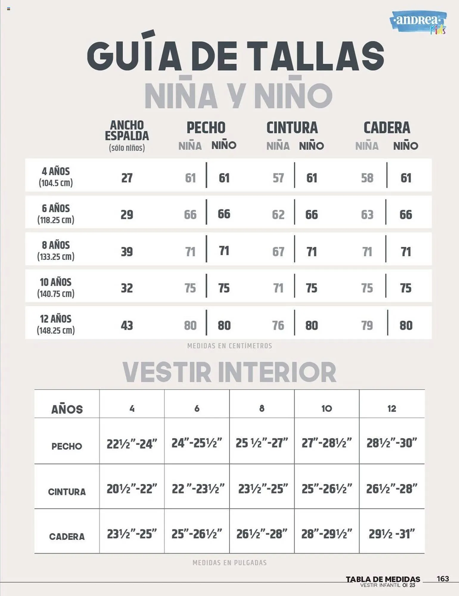 Catálogo de Catálogo Andrea 27 de agosto al 27 de enero 2024 - Pagina 163