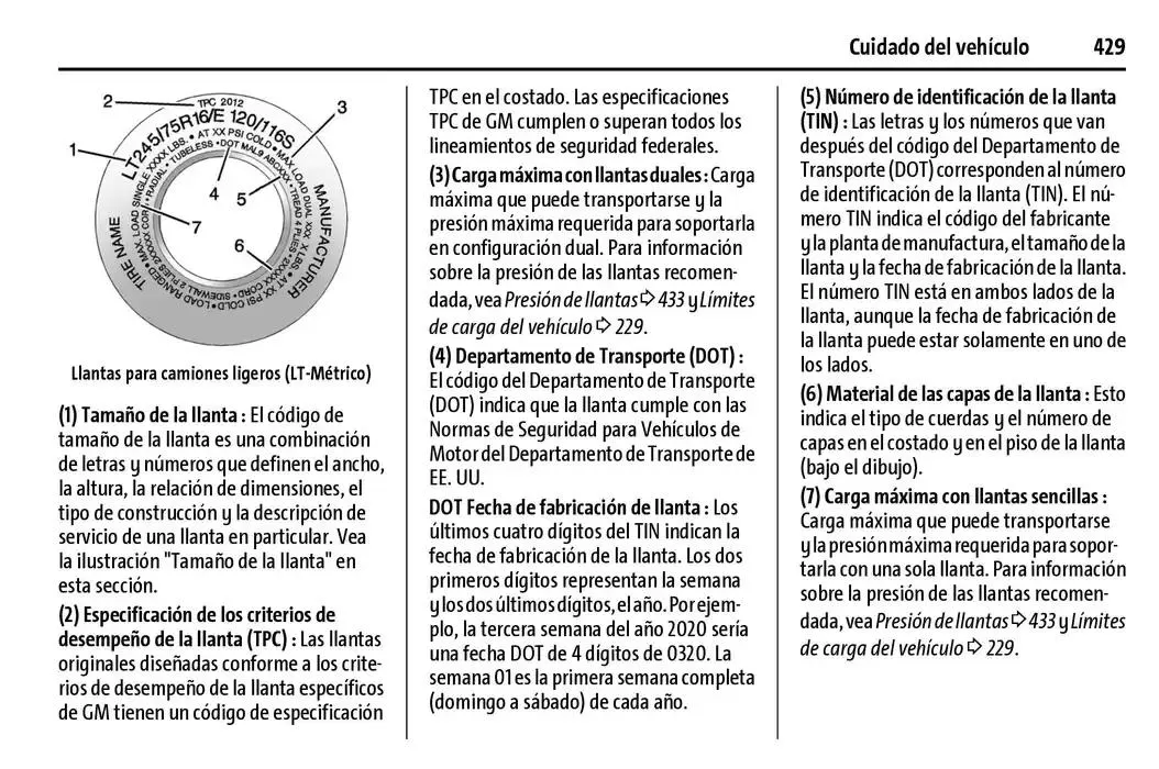 Catálogo de Cheyenne 2025 Manual del propietario 22 de enero al 31 de diciembre 2025 - Pagina 430