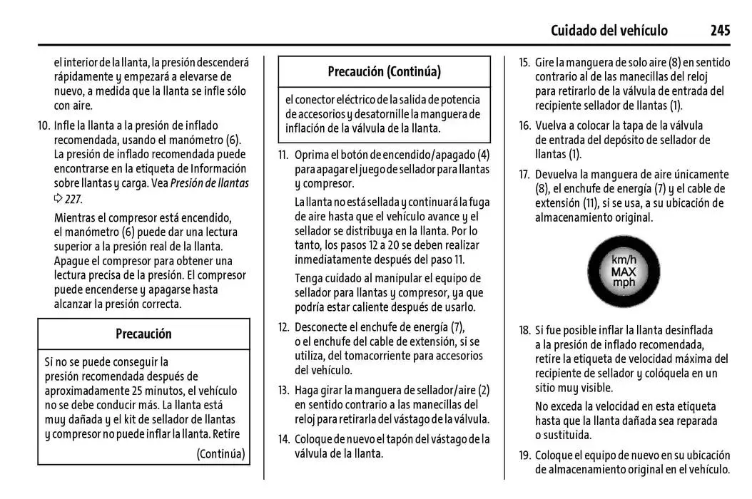 Catálogo de BrightDrop 400 Y BrightDrop 600 Manual del propietario 22 de enero al 31 de diciembre 2025 - Pagina 246