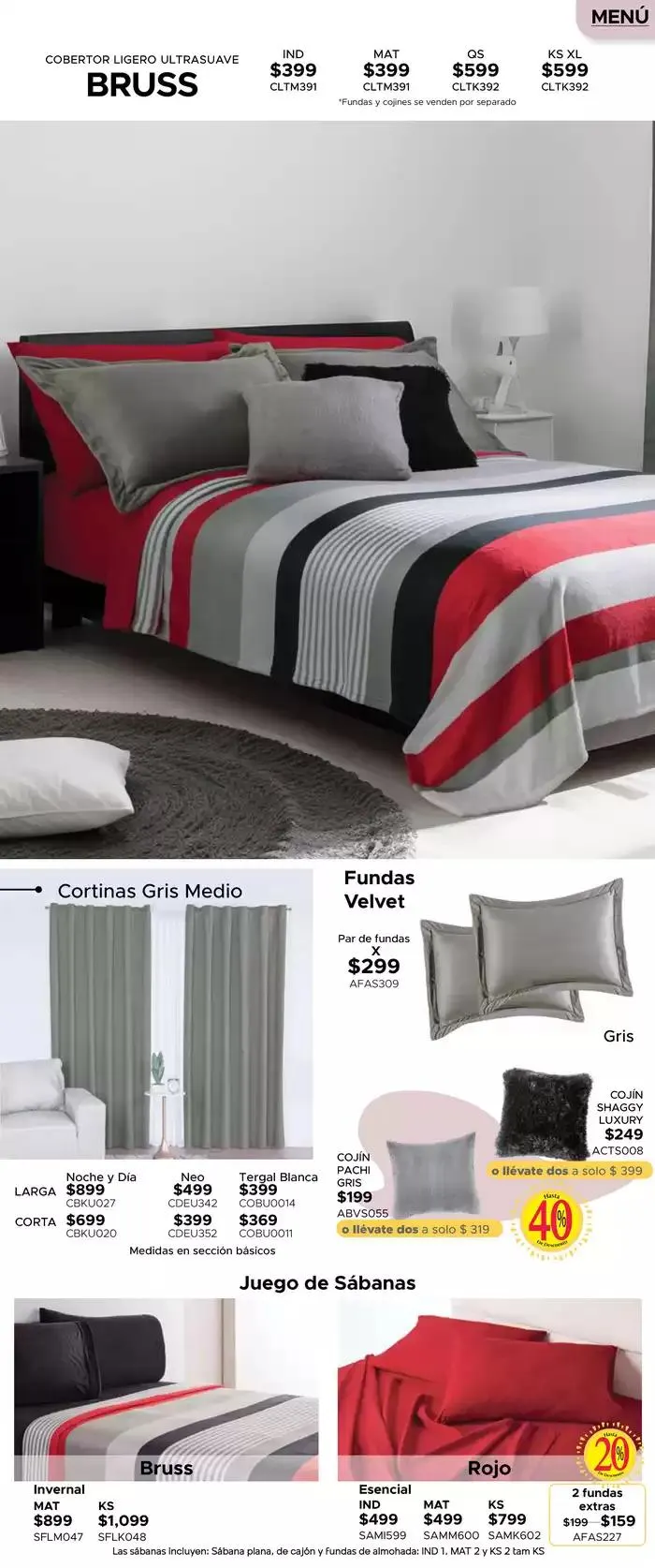 Catálogo de Ofertas Colchas Concord 4 de marzo al 31 de marzo 2025 - Pagina 409