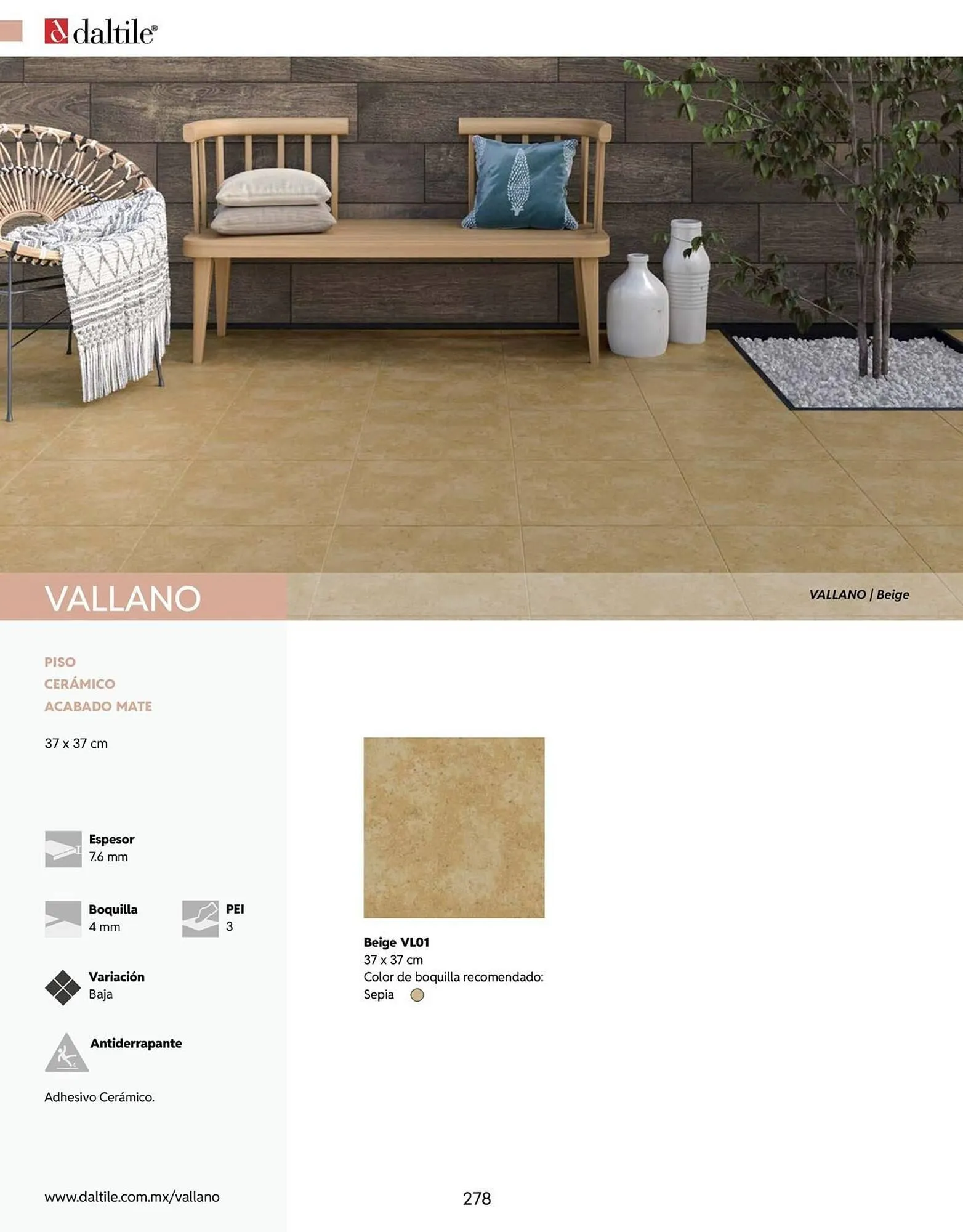 Catálogo de Catálogo Daltile 13 de enero al 31 de diciembre 2026 - Pagina 278