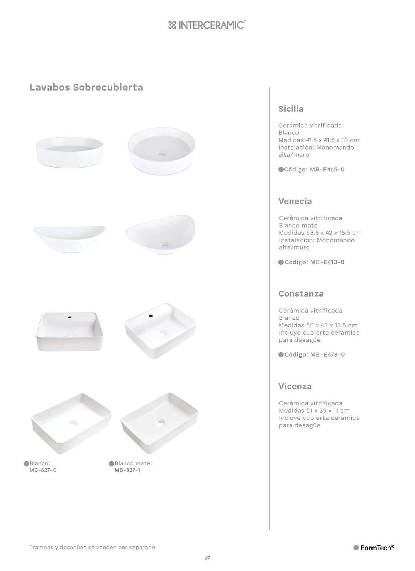 Catálogo de Catálogo Interceramic 3 de octubre al 3 de octubre 2026 - Pagina 67