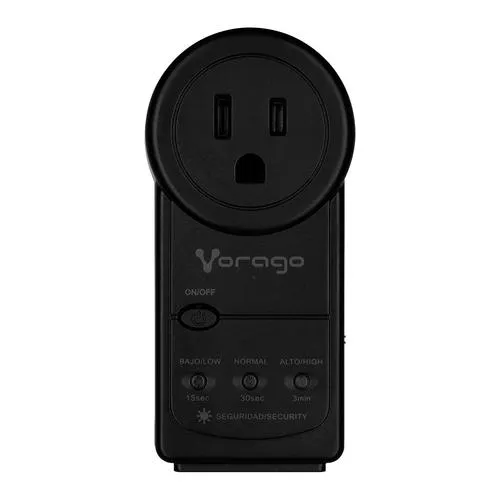 Protector De Voltaje Vorago Avr-300 Supresor De Picos Amperaje Máximo 15A Capacidad 900 Joules Delay