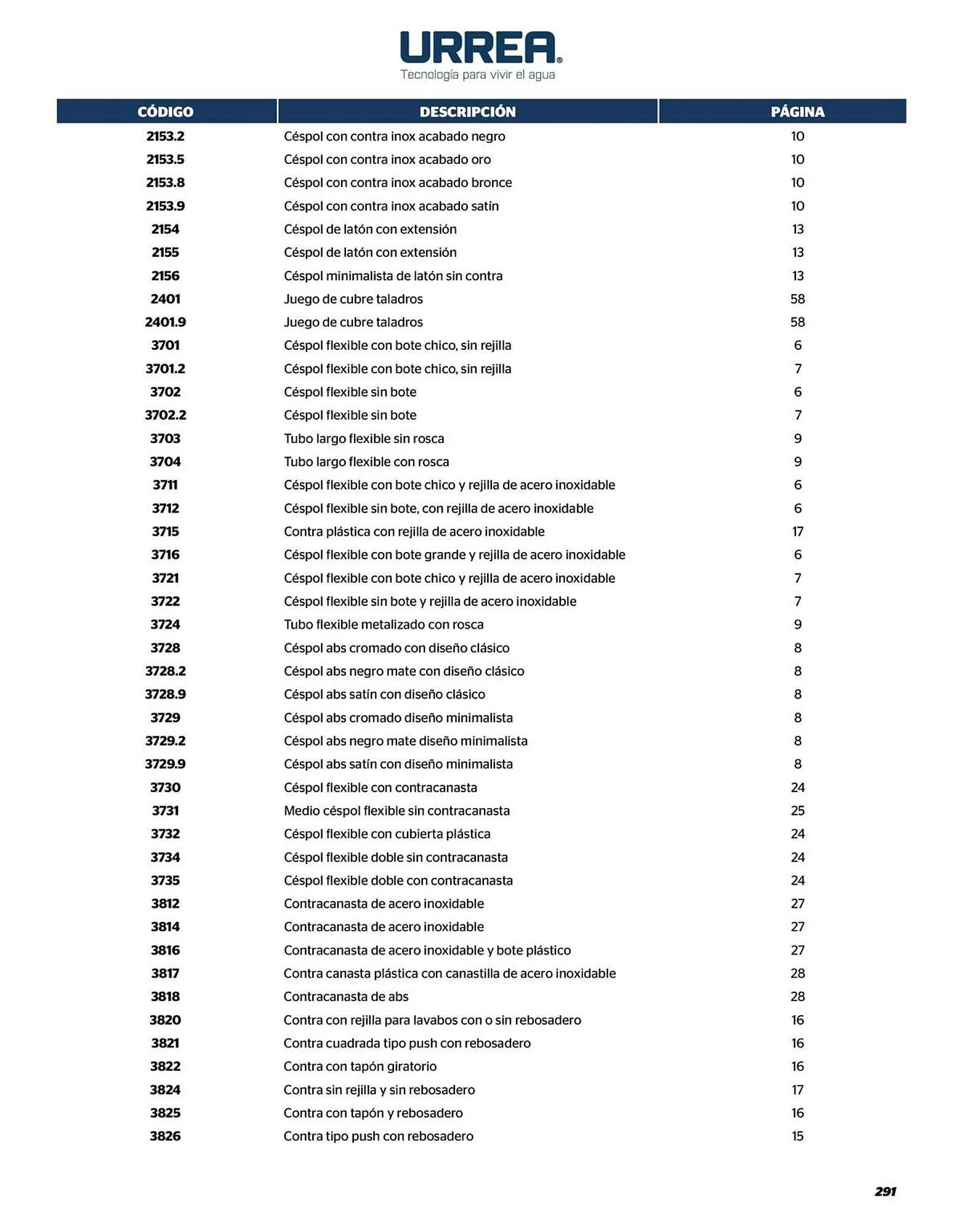 Catálogo de Catálogo Urrea 24 de abril al 31 de diciembre 2026 - Pagina 293