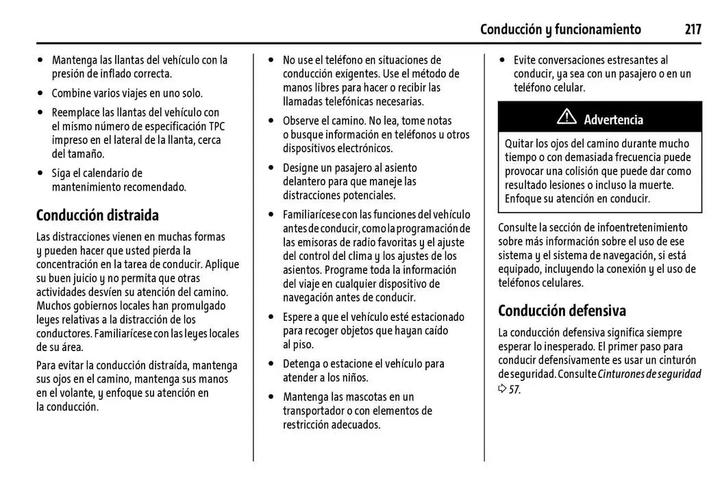 Catálogo de Cheyenne 2025 Manual del propietario 22 de enero al 31 de diciembre 2025 - Pagina 218