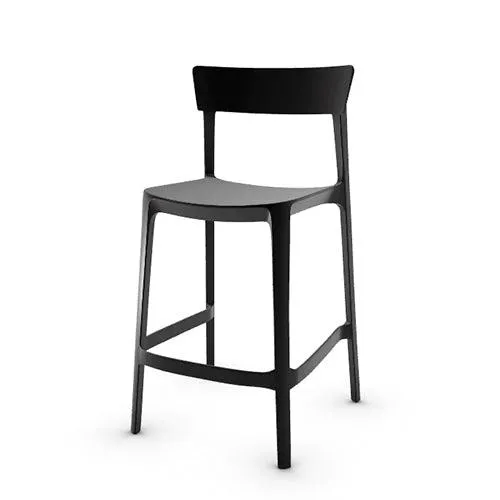 banco skin alto negro