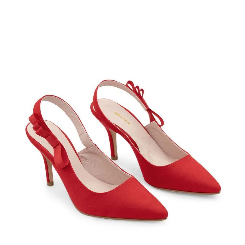 Zapatilla Linda Color Rojo D02380202530