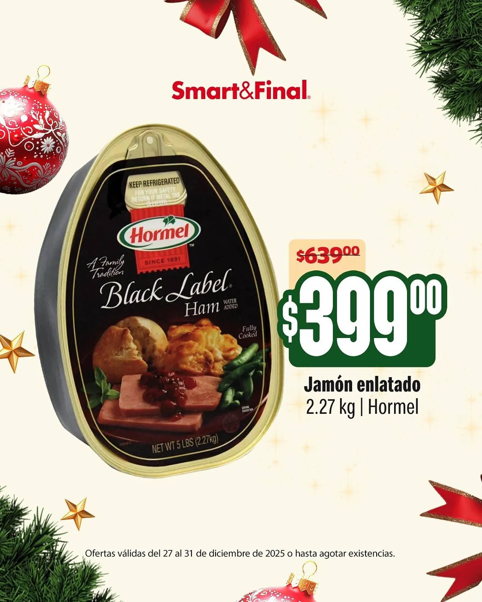 Catálogo de Catálogo Smart & Final 27 de diciembre al 31 de diciembre 2025 - Pagina 1