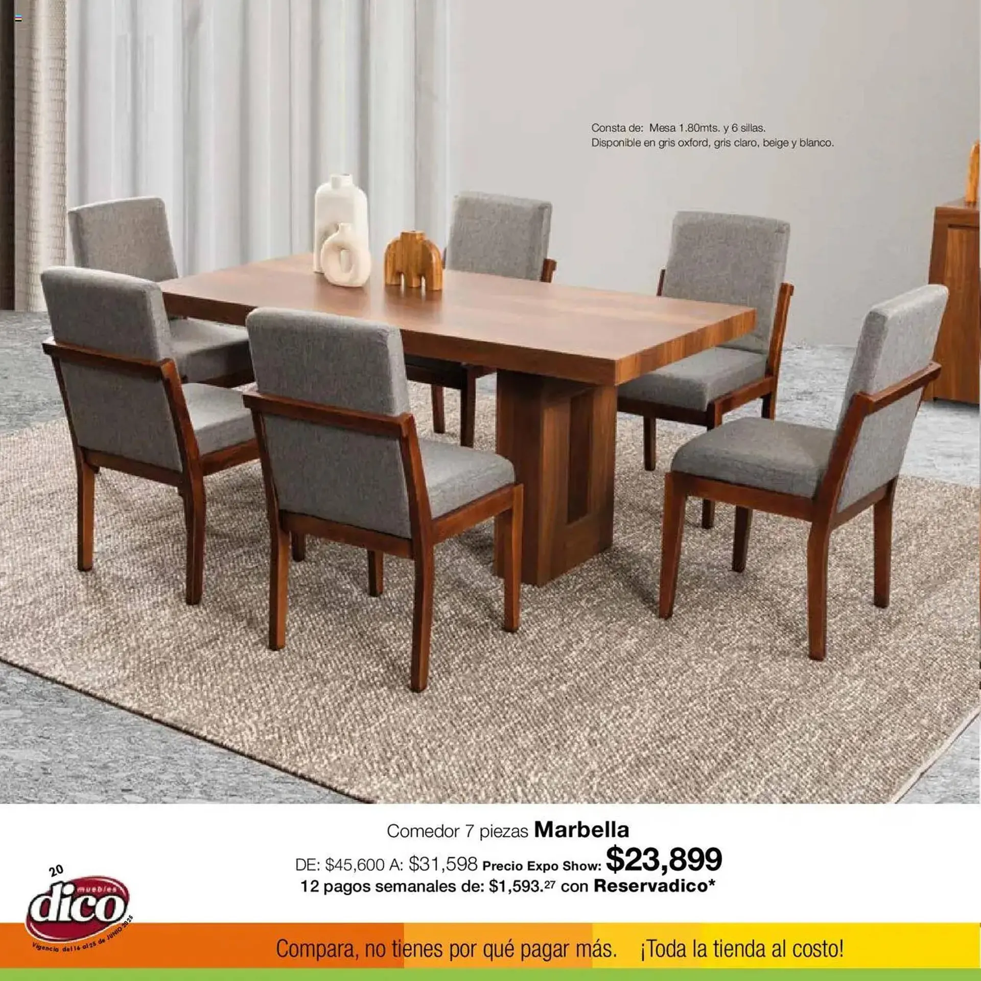 Catálogo de Catálogo Muebles Dico 12 de junio al 25 de junio 2025 - Pagina 20