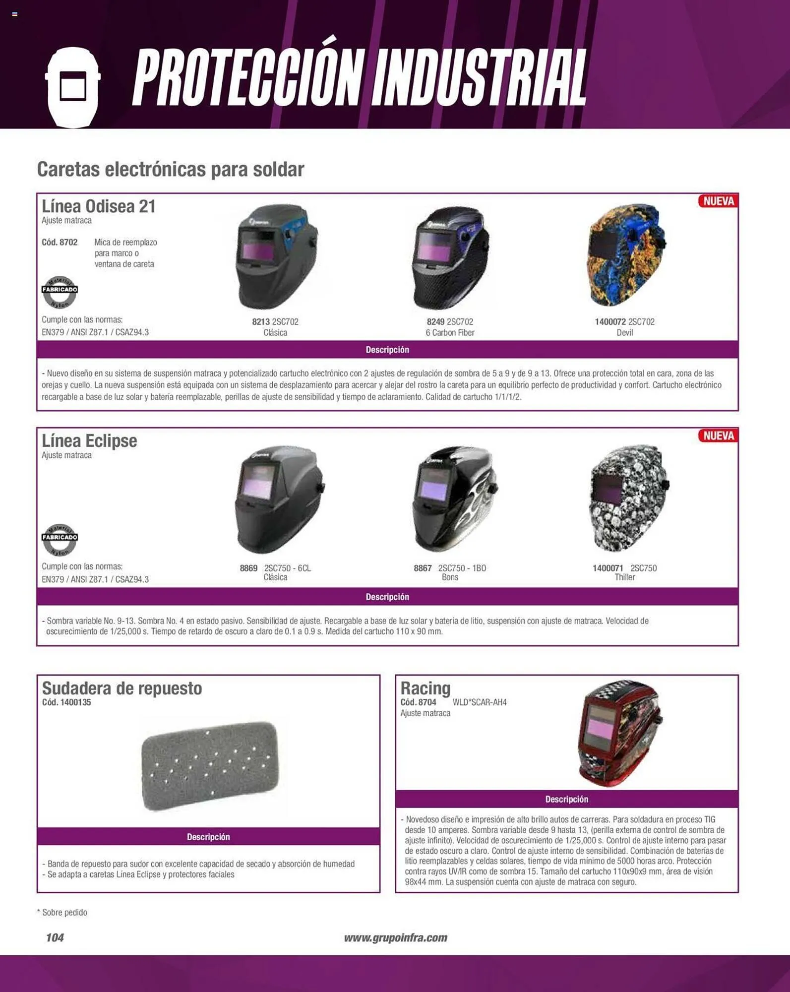 Catálogo de Catálogo Infra 1 de febrero al 31 de diciembre 2023 - Pagina 106