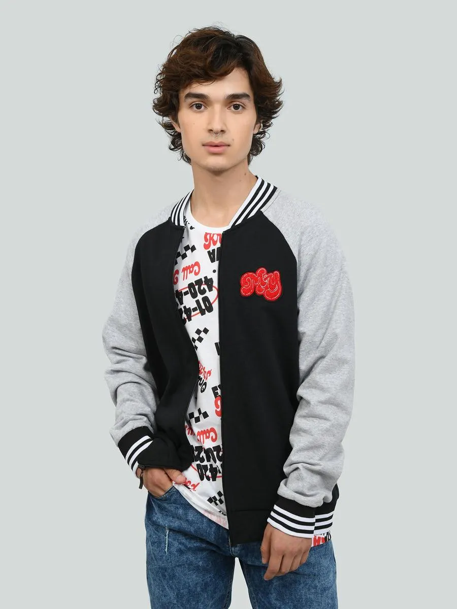 Bomber Raglán Estampada