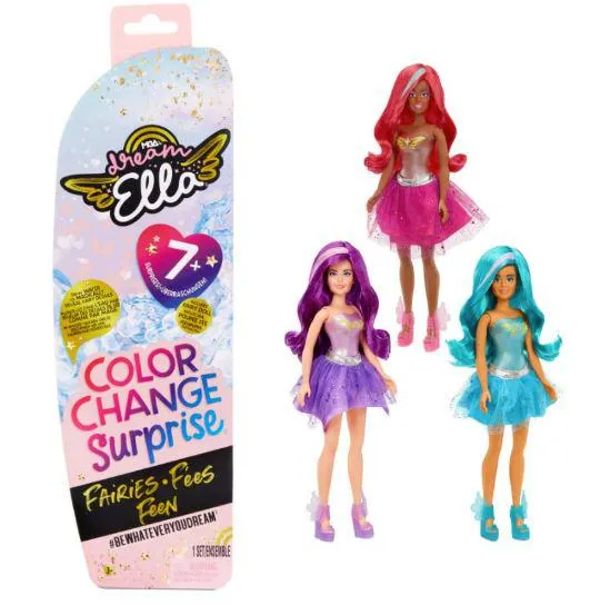 Dream Ella, Hadas Sorpresa que Cambian de Color, Muñeca Aria
