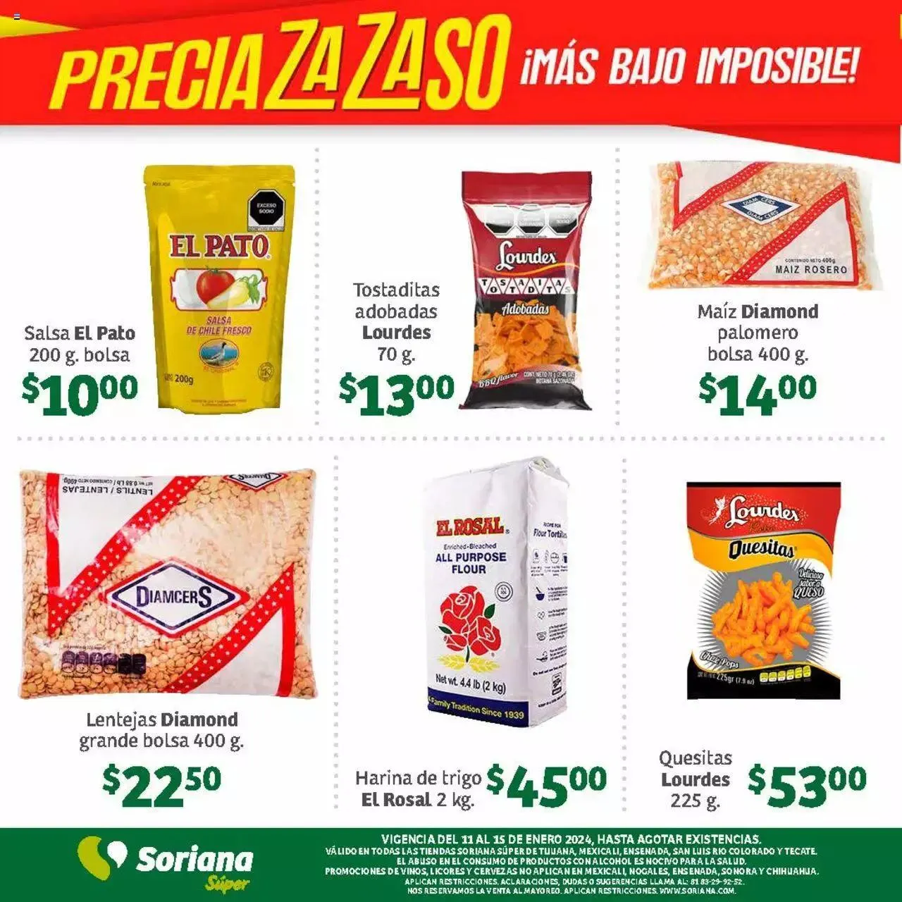 Catálogo de Soriana Fin de Semana Súper Tijuana 11 de enero al 15 de enero 2024 - Pagina 8