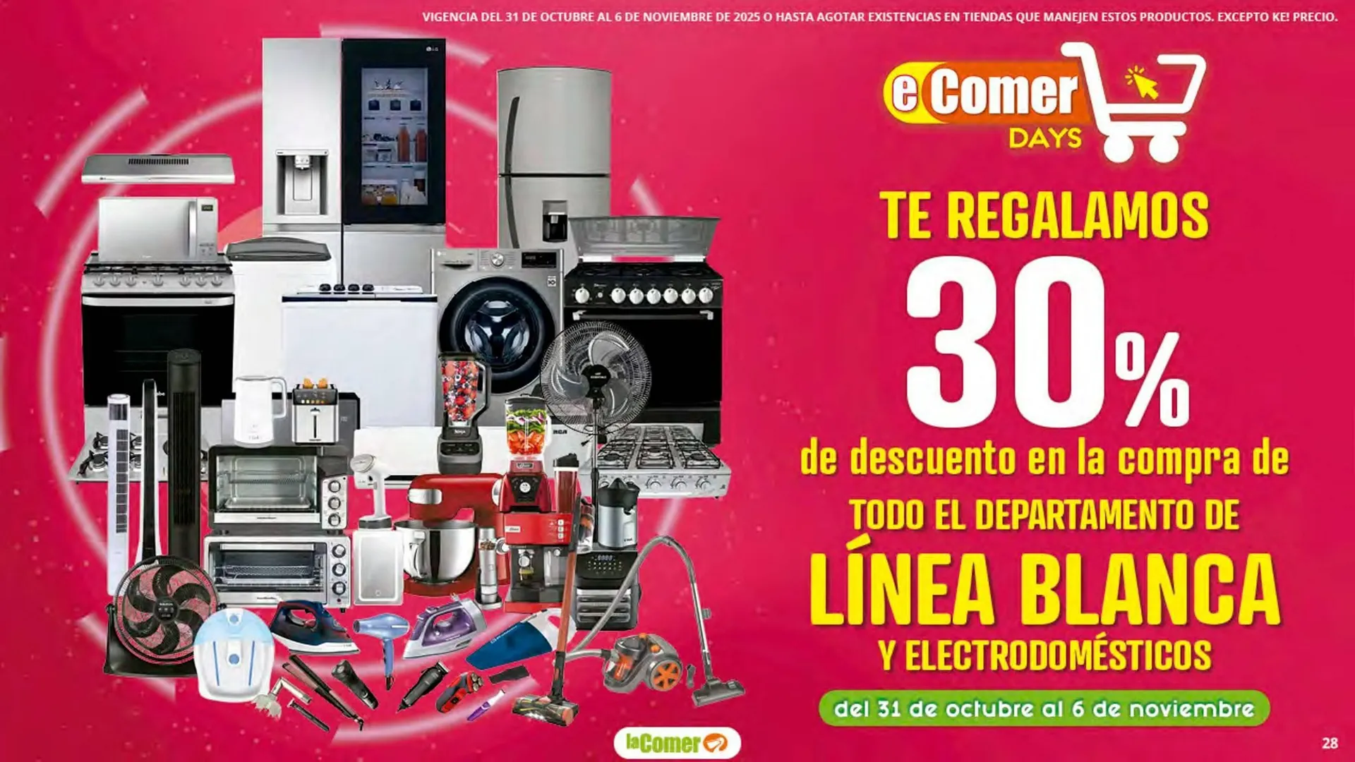 Catálogo de Folleto La Comer 31 de octubre al 6 de noviembre 2025 - Pagina 28