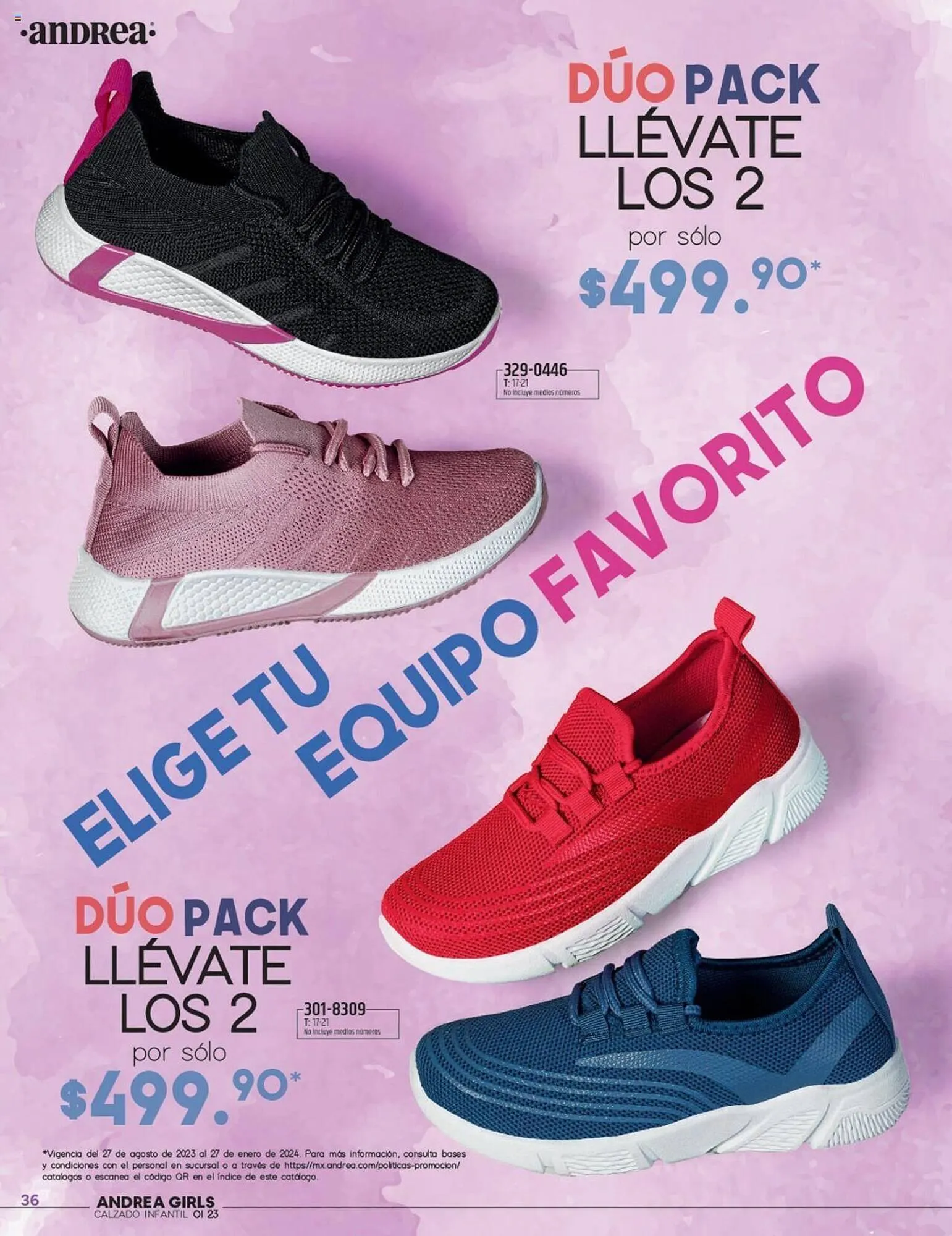 Catálogo de Catálogo Andrea 27 de agosto al 27 de enero 2024 - Pagina 36