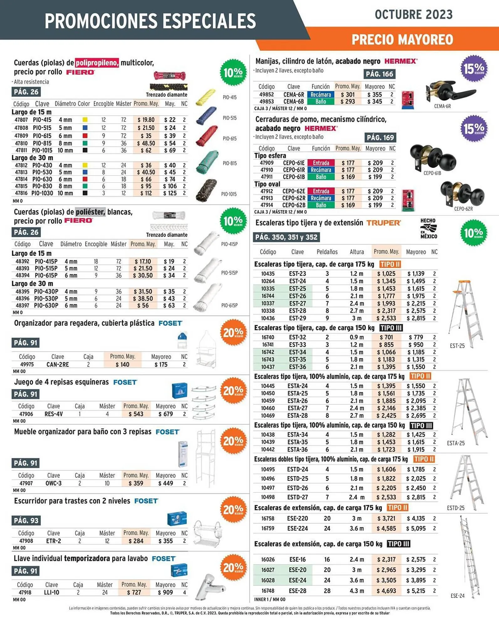 Catálogo de Catálogo Truper 16 de octubre al 31 de octubre 2023 - Pagina 3