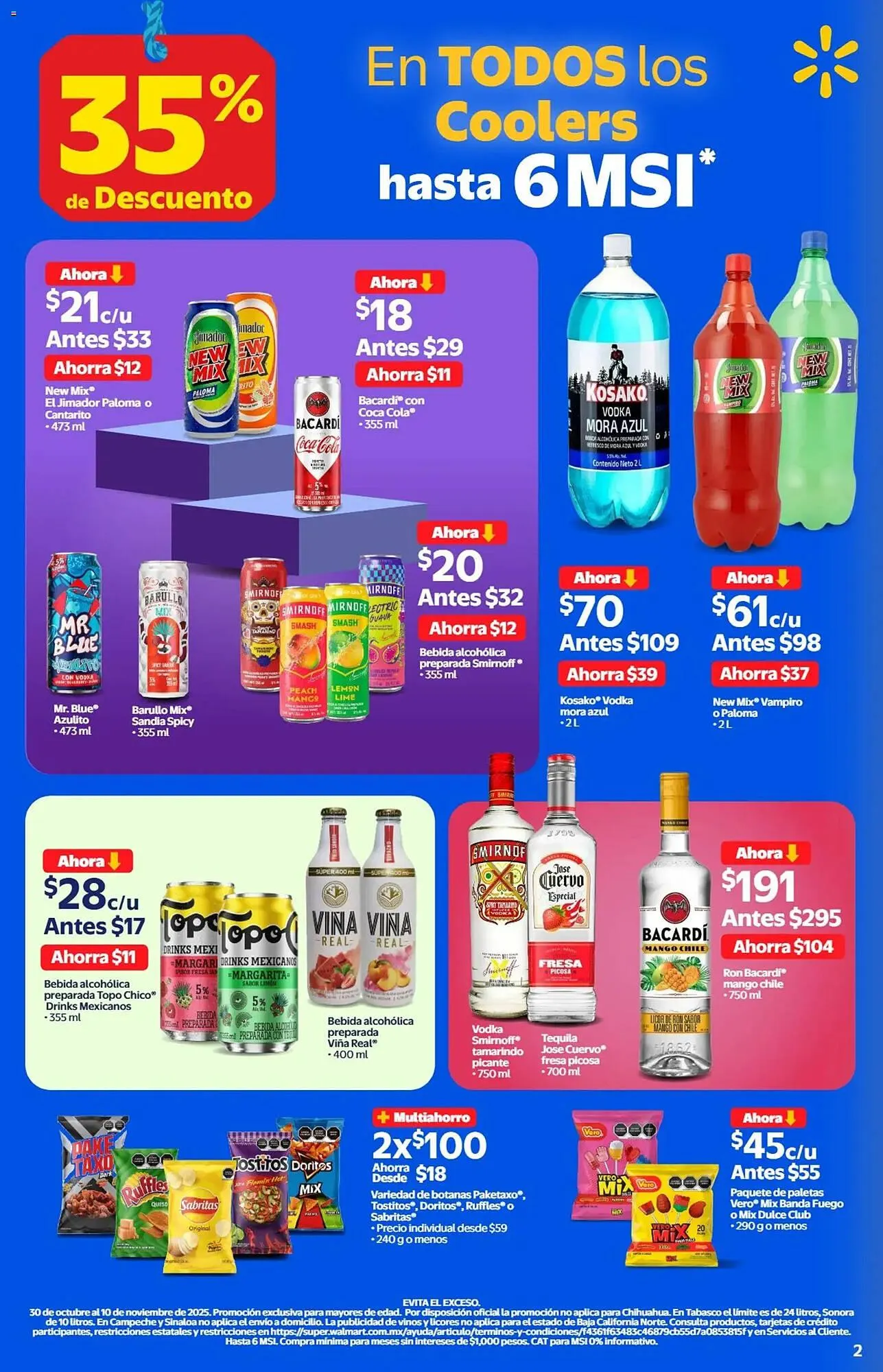 Catálogo de Folleto Walmart 30 de octubre al 10 de noviembre 2025 - Pagina 2