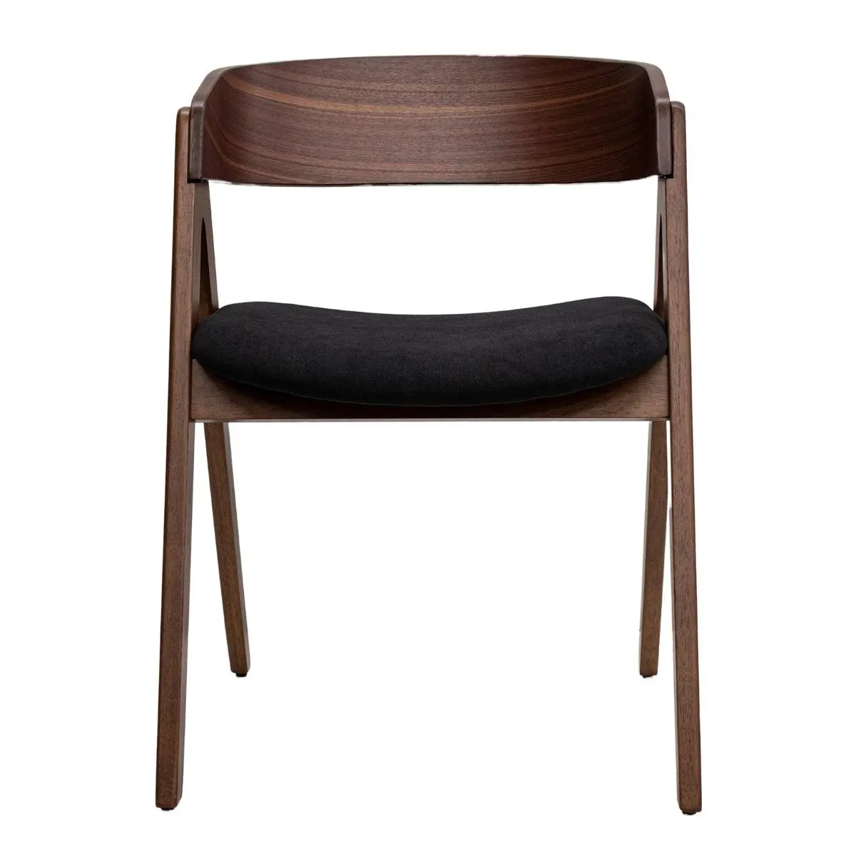 Set 2 Sillas De Comedor Victoria Asiento color Negro