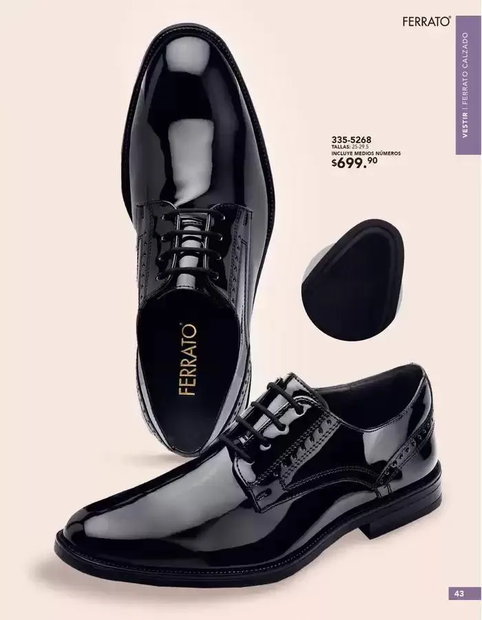Catálogo de ANDREA | CALZADO CABALLERO 26 de enero al 24 de mayo 2025 - Pagina 43