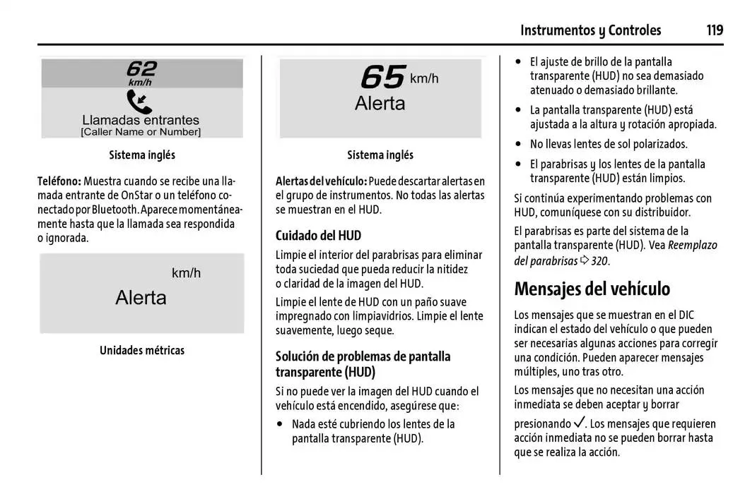 Catálogo de Chevrolet Corvette Stingray Manual del propietario 22 de enero al 31 de diciembre 2025 - Pagina 120