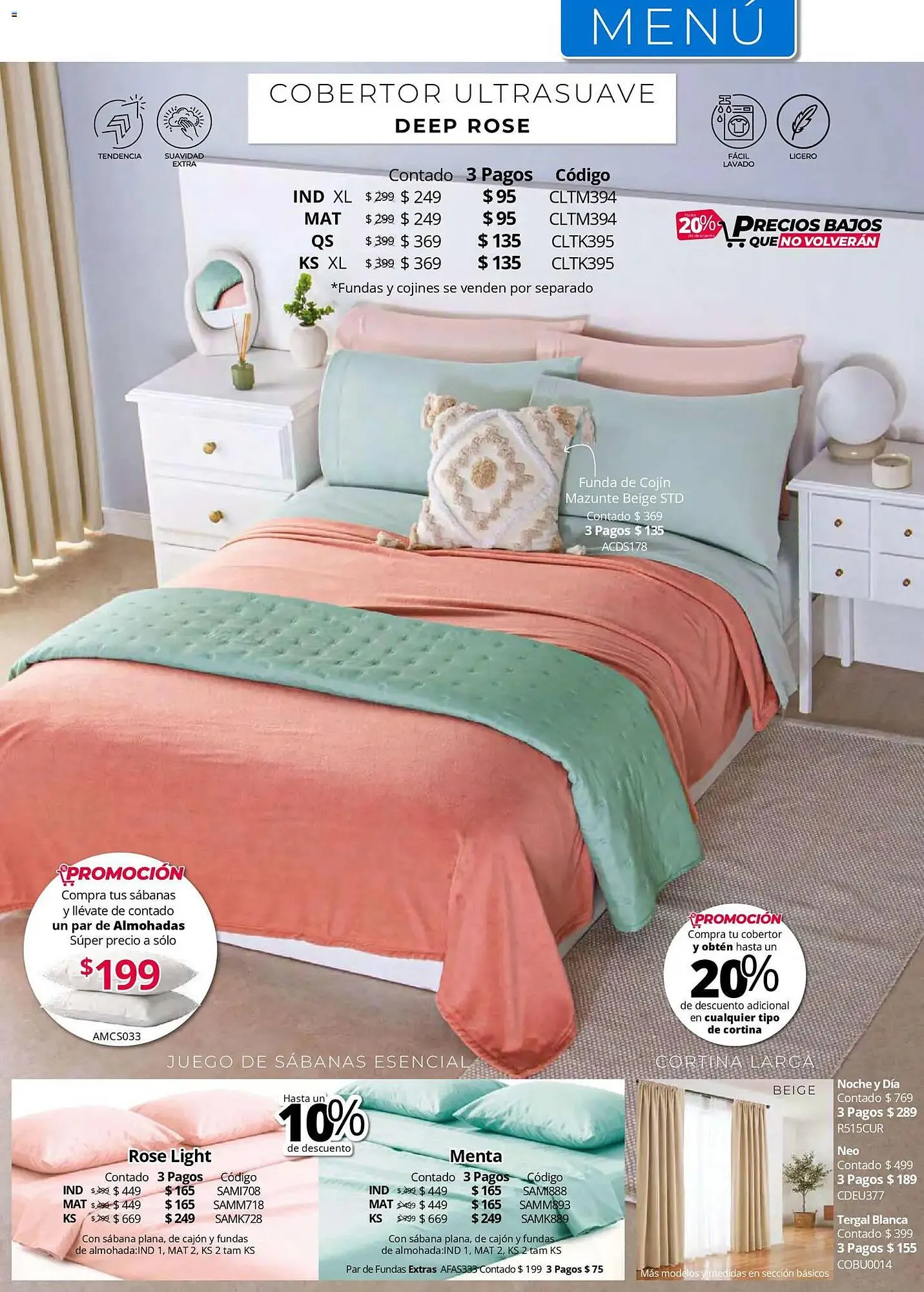 Catálogo de Catálogo Colchas Concord 1 de mayo al 1 de agosto 2026 - Pagina 265