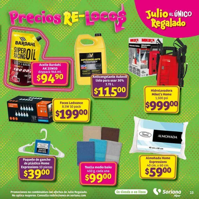 Catálogo de Julio Regalado Híper 27 de junio al 3 de julio 2024 - Pagina 23