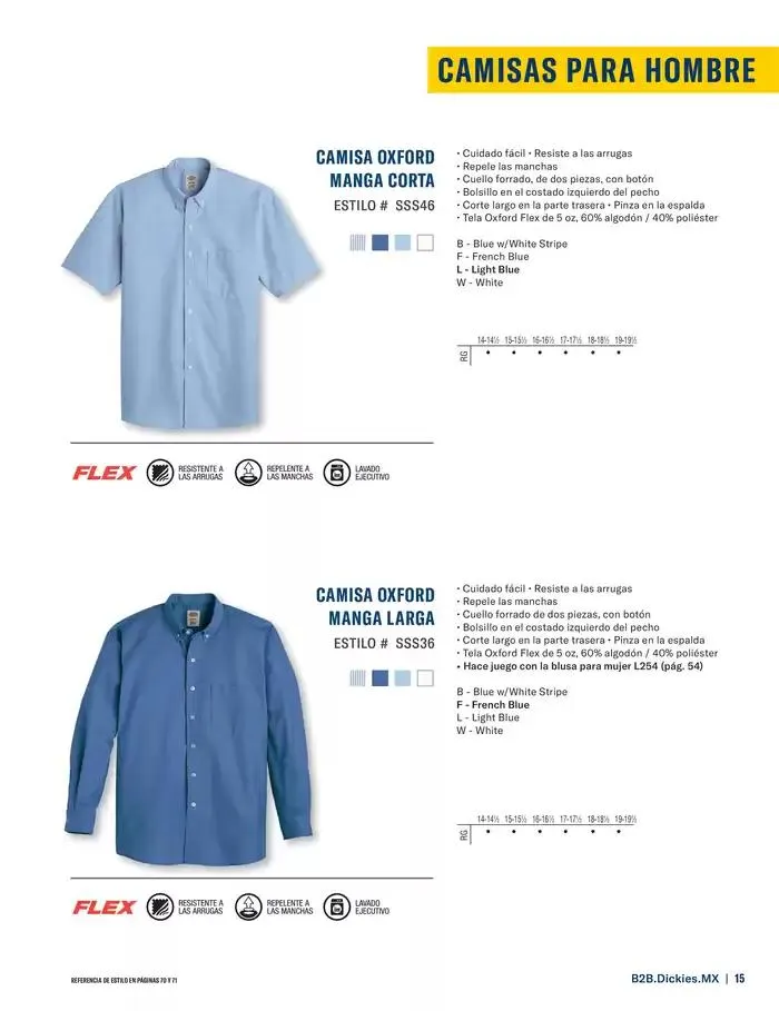 Catálogo de B2B Dickies Catalog 23 de octubre al 30 de abril 2025 - Pagina 15