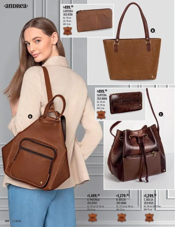 Catálogo de ANDREA - BOLSAS Y ACCESORIOS 26 de agosto al 25 de enero 2025 - Pagina 33