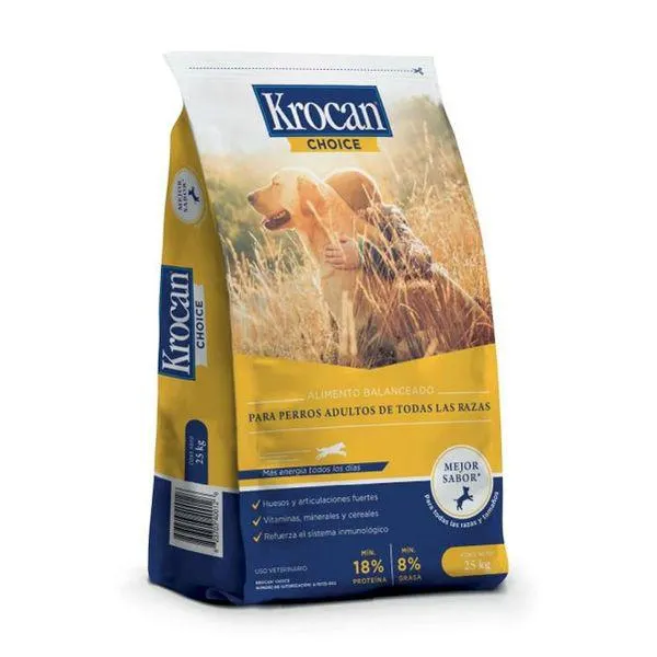 Alimento para perro Krocan Choice 25 kg