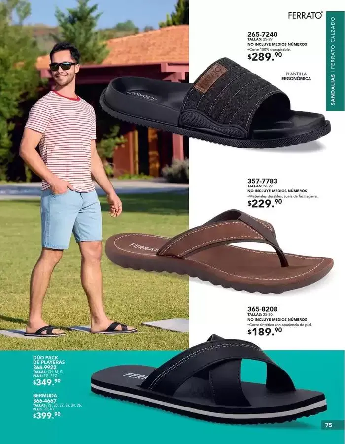 Catálogo de ANDREA | CALZADO CABALLERO 26 de enero al 24 de mayo 2025 - Pagina 75