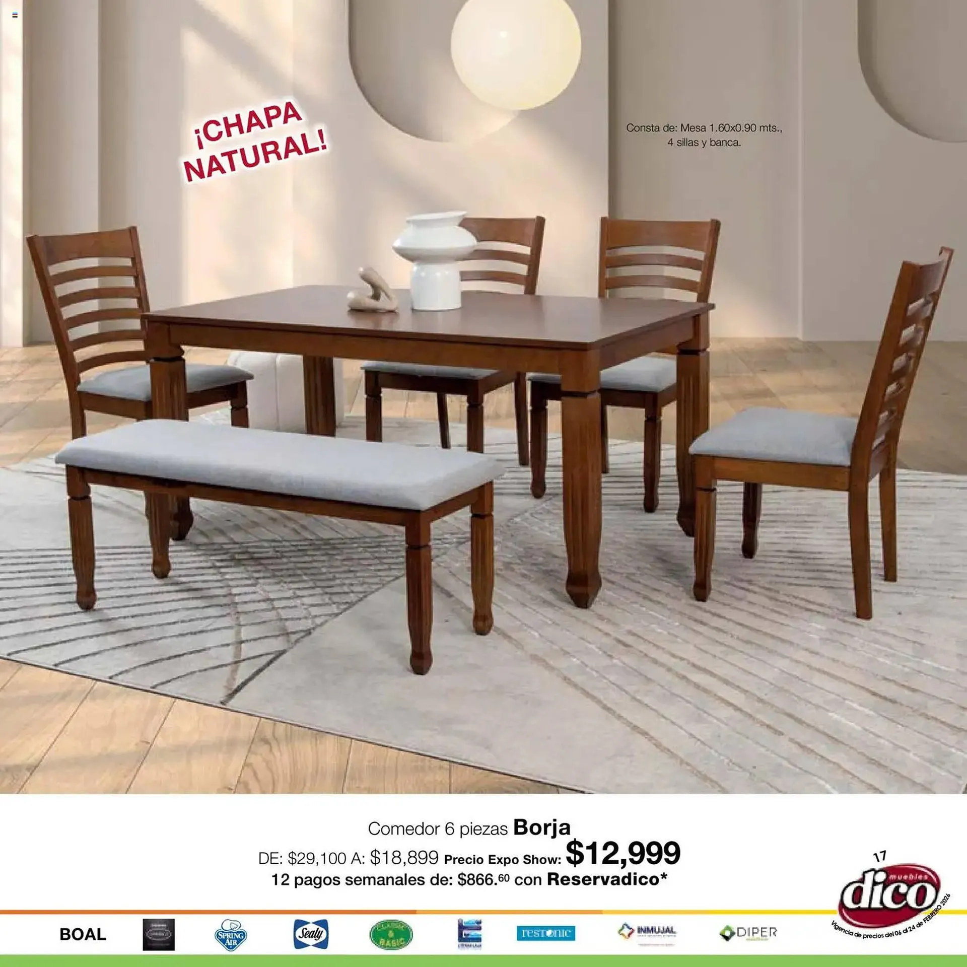 Catálogo de Catálogo Muebles Dico 6 de febrero al 25 de febrero 2026 - Pagina 17