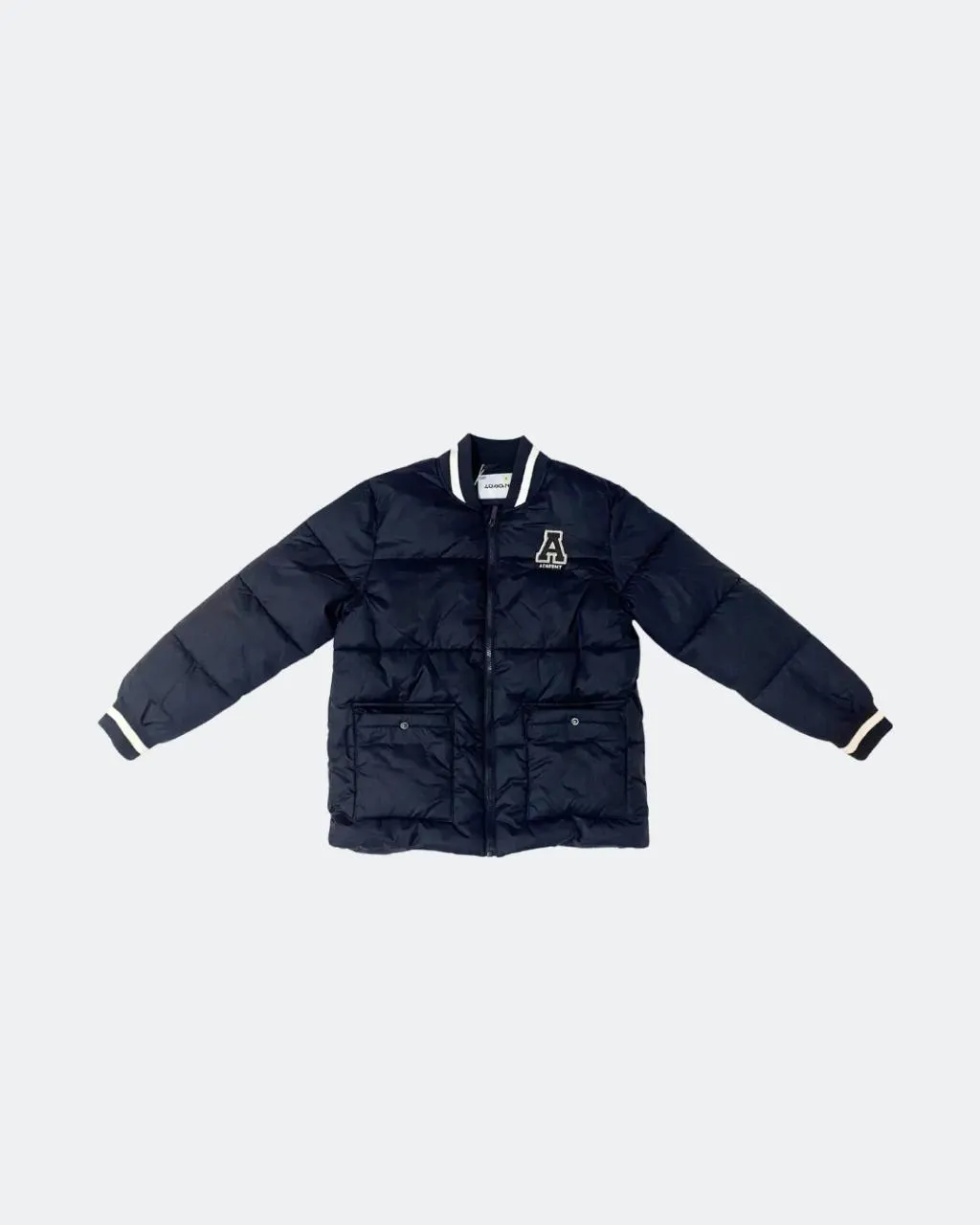 Chamarra azul con detalles blancos ACADEMY