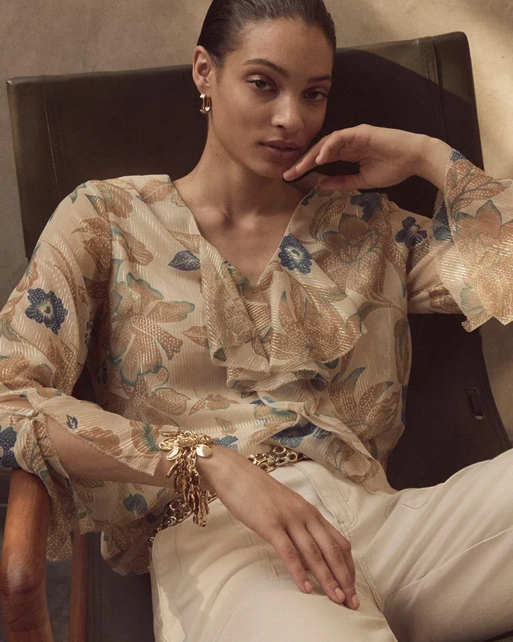 Romantic Ruffle Blouse